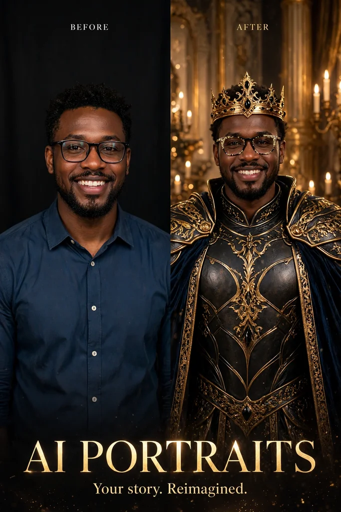 AI Portraits example